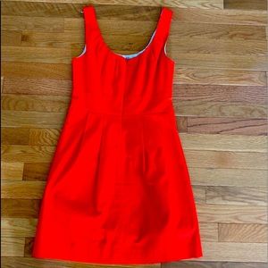 Bright Orange J. Crew Dress